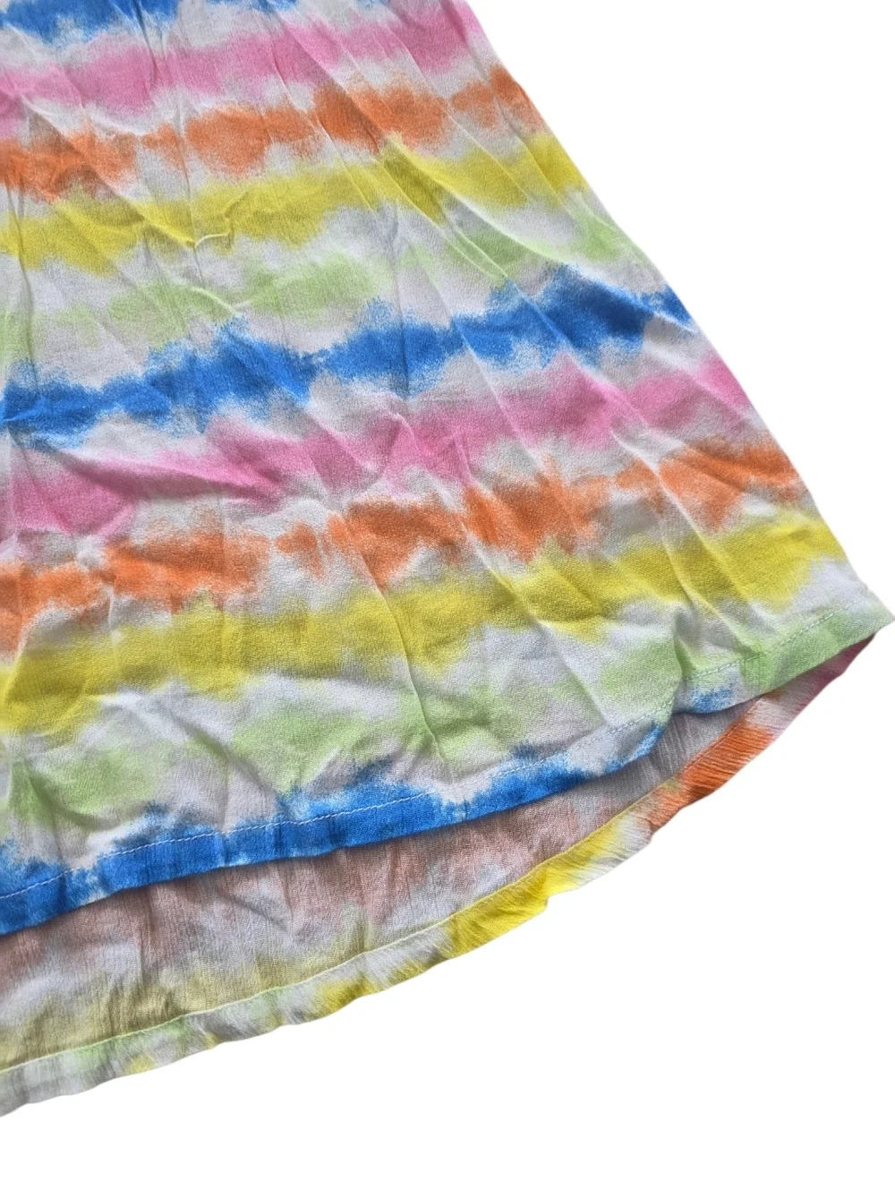 Melrose and Market Bright Multi-Color Tie-Dye Tank Dress Teen Girl XL